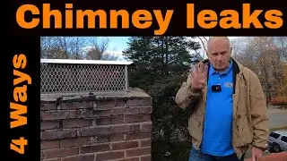 4 способа, которыми вода может просочиться через дымоход