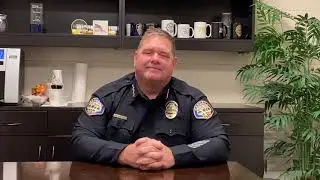 Gardena PD's Chief Mike Saffell - A  Message of Appreciation (2020)