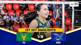 Ateneo vs. FEU | SET 1 HIGHLIGHTS | UAAP SEASON 87 WOMEN&rsquo;S VOLLEYBALL ROUND 2 | APR 9, 2025