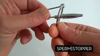 Penisplug Arrow - metalen penisplug met eikelring