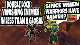 Warriors Got Buff! New Spell Vanish! Demonology & Destruction Warlock Vanishing Enemies in a Global!