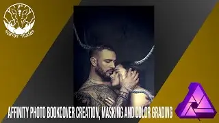 Affinity Photo Book Cover creation, masking and color grading