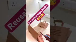 paper Bag Reuse Ideas 💡 #shorts #reuseidea #paperbag #trending #bhagyalaxmigoodvibes