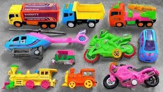 Gadi wala cartoon | toy helicopter video tractor jcb dumper truck | train toy set airplane #cartoon