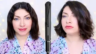 🇺🇸 #RushBrush C1 Pentium Hair Styler - Straightener & Curler 2 in 1 🍒  How to Curl Your Hair