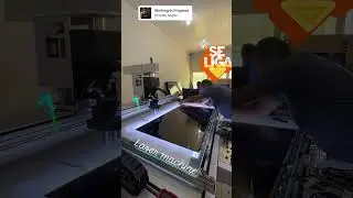 Laser machine in progress #lasermachine #tv #semimagem