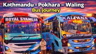Kathmandu - Pokhara - Waling | Full music + Cabin View journey | Kalpana Airbus - JB VLOG
