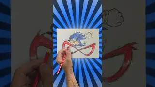 tentei DESENHAR O SONIC! #comodesenhar @CantinhodosArteiros