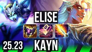 ELISE vs KAYN (JGL) | 24/2/5, 8 solo kills, Legendary, 37k DMG | EUW Master | 25.23