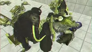 Woolly Mammoth vs T-Rex  Infinity War  Epic ARBS Battle - Animal Revolt Battle Simulator