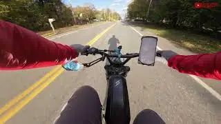 Riding the SUPER73 R-BROOKLYN e-bike #maine #asmr