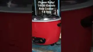 Pigeon Ruby/14930 electric Rice Cooker cooking rice #shorts #pigeonricecooker #pigeon14930 #hindi