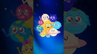 Planet Song |&nbsp;Learn the solar system | nursery rhyme | planet baby  #animation #kidssong  #shorts
