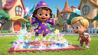 Roblox Baby Wizard Floated Away on a Magic Cloud | Nursery Rhymes for Kids & Baby Songs