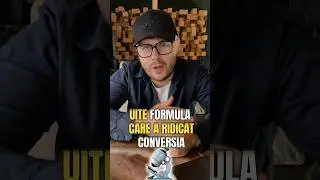 Uite formula care a ridicat conversia triplu pentru un client de al nostru! 📊