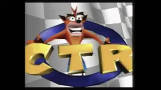 Crash Team Racing - PS1 - SCPH-1001 - Mfg Nov 1996 - S-Video- Attract Mode