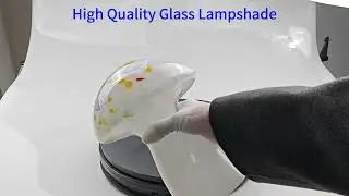 mushroom glass shade