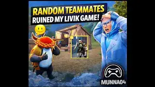 Random Teammates Ruined My Livik Match 🤦‍♂️  Funny PUBG Moments