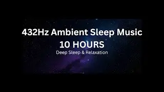 432Hz Ambient Sleep Music 🌌 Deep Sleep & Relaxation | 10 Hours