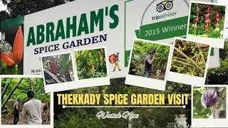 Thekkady Abraham's Spice Garden Visit| Fresh Biryani & Cake Spices to buy|Kerala Travel Vlog,Kumily