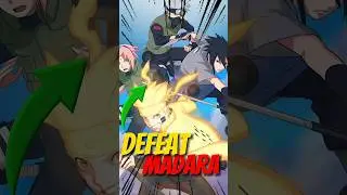Who defeat MADARA UCHIHA 😱 #anime #madara