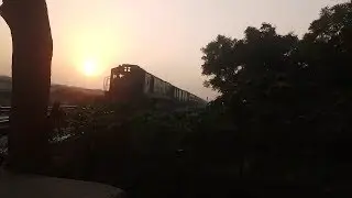 SunSet View Of 17UP Millat Express || Speed 110+ KMPH || Pakistan Railways