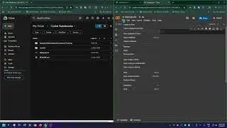 specifying folder for your google colab notebook files