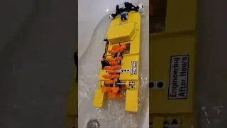 tank track rc boat design.