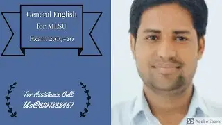 #MLSU EXAM 2019-20 General English