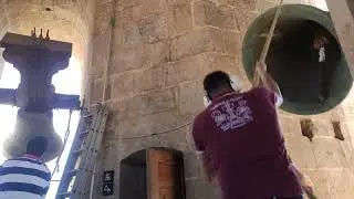 Alce de las campanas Jaime y Mar&iacute;a de la Torre del Fadri de la Catedral de Castellon