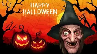 Beware! Spooky Halloween ambience scary music 4K video