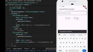 How to Copy and Paste Text | Flutter