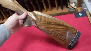 Новый удобный и красивый приклад на  Haenel Jaeger-10 из Красного Дерева