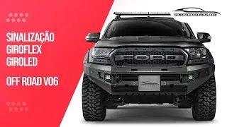SINALIZA&Ccedil;&Atilde;O GIROFLEX GIROLED BARRA LED UNIVERSAL OFF ROAD VO6
