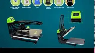 Funcionamientyo de la plancha Galaxy Heatpress GS-103