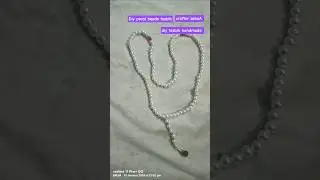 Diy peral tasbih/ramadan crafts idea#diy#handmade#tasbih#ramadancrafts