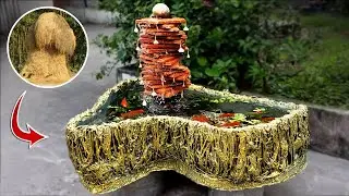 Surprising Idea - Diy Waterfall Aquarium From Straw (Simple But Unique)