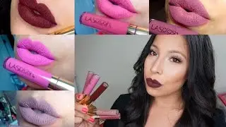 LA SPLASH Cosmetics Lip Couture Smitten| Swatch,Review, & Demo | Ego86ful
