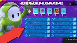 COMO COMPLETAR TODAS LAS MISIONES DEL CLAN DEL MARTILLAZO en FALL GUYS