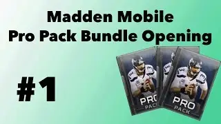 Madden Mobile | Pro pack Bundle Opening
