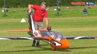 Giant 50% scale RC FOX jet turbine powered GLIDER