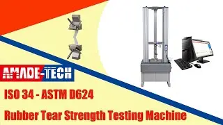 Thermoplastic Elastomers & Rubber Tear Strength Test Machine In Accordance with ISO 34 & ASTM D624