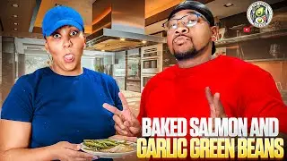 Melt-in-Your-Mouth Salmon & Garlic Green Beans | Keto Friendly!