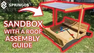 Step-by-Step Guide: Assembling a Wooden Sandbox with Adjustable Canopy