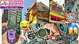 Berger Express Painting - Machine  Repair ,Wall cleaning machine with water , pressure Details video