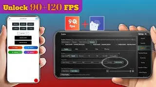 How to Unlock 90fps + 120fps in any Device / Unlock 90fps in android @gamerzunlucky 