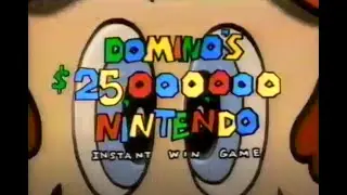 Dominos Pizza Super Nintendo Mario Kart Commercial from the 90s