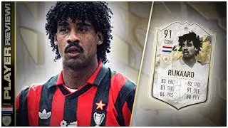 PRIME ICON MOMENTS 91 RATED FRANK RIJKAARD REVIEW- FIFA 22 ULTIMATE TEAM - BOX TO BOX MIDFIELDER