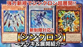 【遊戯王】強力新規で超シンクロン展開‼︎新制限対応シンクロン【デッキ＆展開紹介】