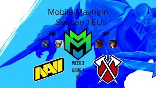 Natus Vincere vs Tribe Gaming [Game 1 BO3] | Week 3 | Mobile Mayhem Season 1 EU